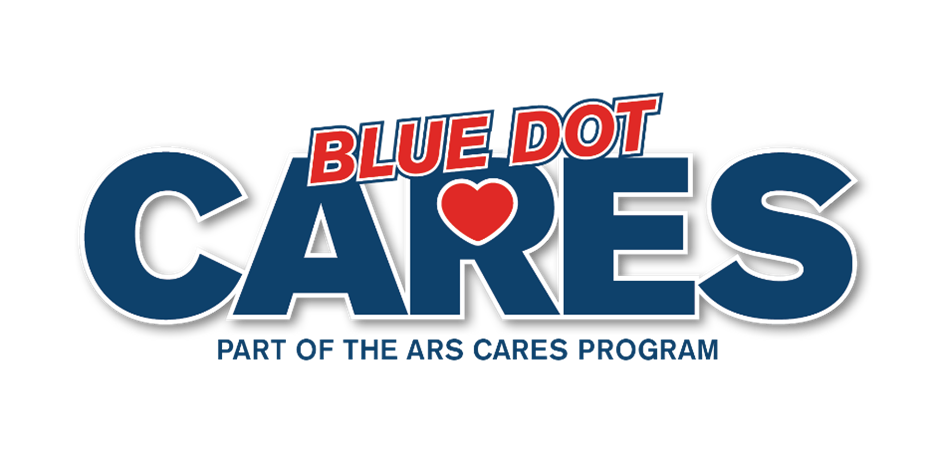 Blue Dot Cares 2025 logo